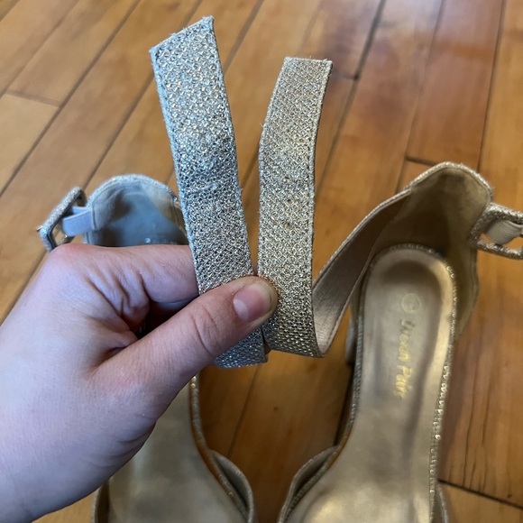 Dream Pairs Glitter gold block heel - 7 - Picture 5 of 6